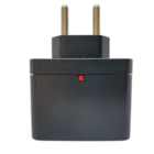 Plugue De Tomada Protetor 2 Pinos 20a Qpp02p | Preto